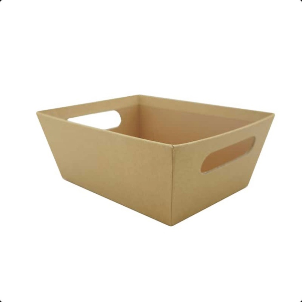 [ 3/$10 ] Kraft Basket with Handles